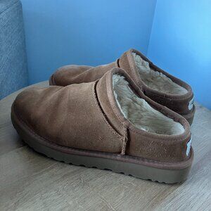 UGG Classic Slippers – Suede – Cozy Lined Slip-On